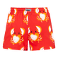 Women Swim Short St Valentine 2020- Vilebrequin x Giriat Medicis red back view