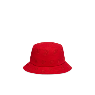 Embroidered Bucket Hat Turtles All Over Moulin rouge back view