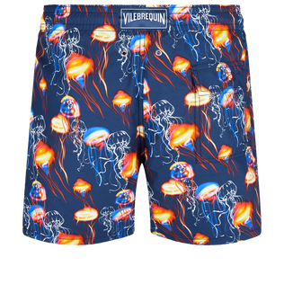 Bañador con estampado Neo Medusa para hombre Azul marino vista trasera