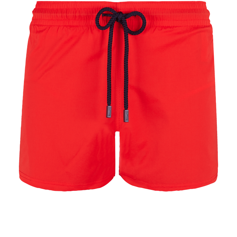 Men Swimwear Short And Fitted Stretch Solid - Man - Red - Size L - Vilebrequin