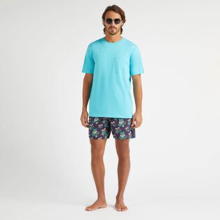 男士纯色有机棉 T 恤 Bora bora 细节视图1