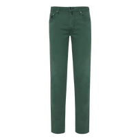 Herrenhose aus Tencel-Gabardine im 5-Taschen-Design Pine Vorderansicht