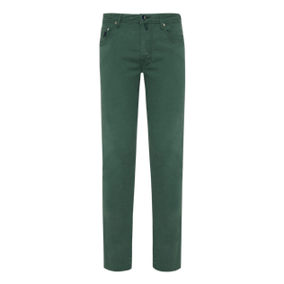 Herrenhose aus Tencel-Gabardine im 5-Taschen-Design Pine Vorderansicht