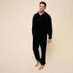 Solid Unisex Hose aus Frottee Schwarz Details Ansicht 4
