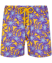 Bañador ultraligero y plegable con estampado Octopus Band para hombre Yellow vista frontal