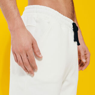 Solid Jogginghose aus Baumwolle für Herren Off white Details Ansicht 4