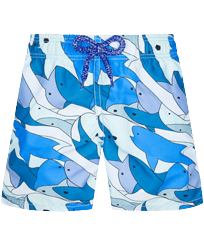 男童 Shark All Around 游泳短裤 Thalassa 正面图