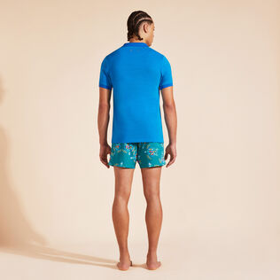 Polo de algodón de color liso para hombre Palace vista trasera desgastada