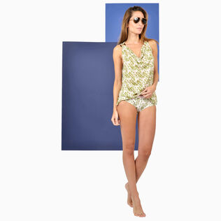 Look Bamboo Song Top en jersey de lin  vue de face