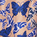 Disco Butterfly Bermudashorts aus Seide für Damen Blush 