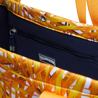 Bolsa de playa grande en neopreno con estampado Palm Leaves Mango detalles vista 4