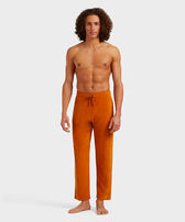 Pantalón de algodón Caramel vista frontal desgastada