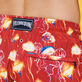 Men Ultra-light and packable Swim Trunks Neo Medusa Burgundy details view 2