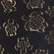 Men Swim Trunks Ronde des tortues Jacquard Black 