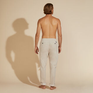 Men Cotton Modal Jogger Pants Hemp back worn view