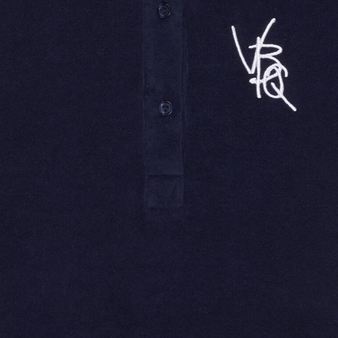 男士 VBQ 花纹人字拖 Navy 打印