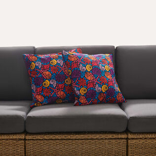 Pillowcase Noumea Sea Shells Azul marino detalles vista 1