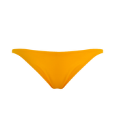 Women Mini Brief Bikini Bottom Solid Mango front view