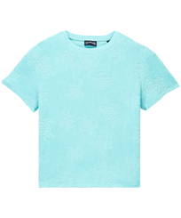 T-shirt girocollo bambini in spugna Rondes des Tortues Thalassa vista frontale