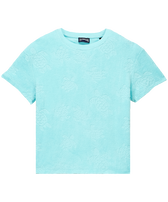 Kids Roundneck Terry T-shirt Ronde des Tortues Thalassa front view