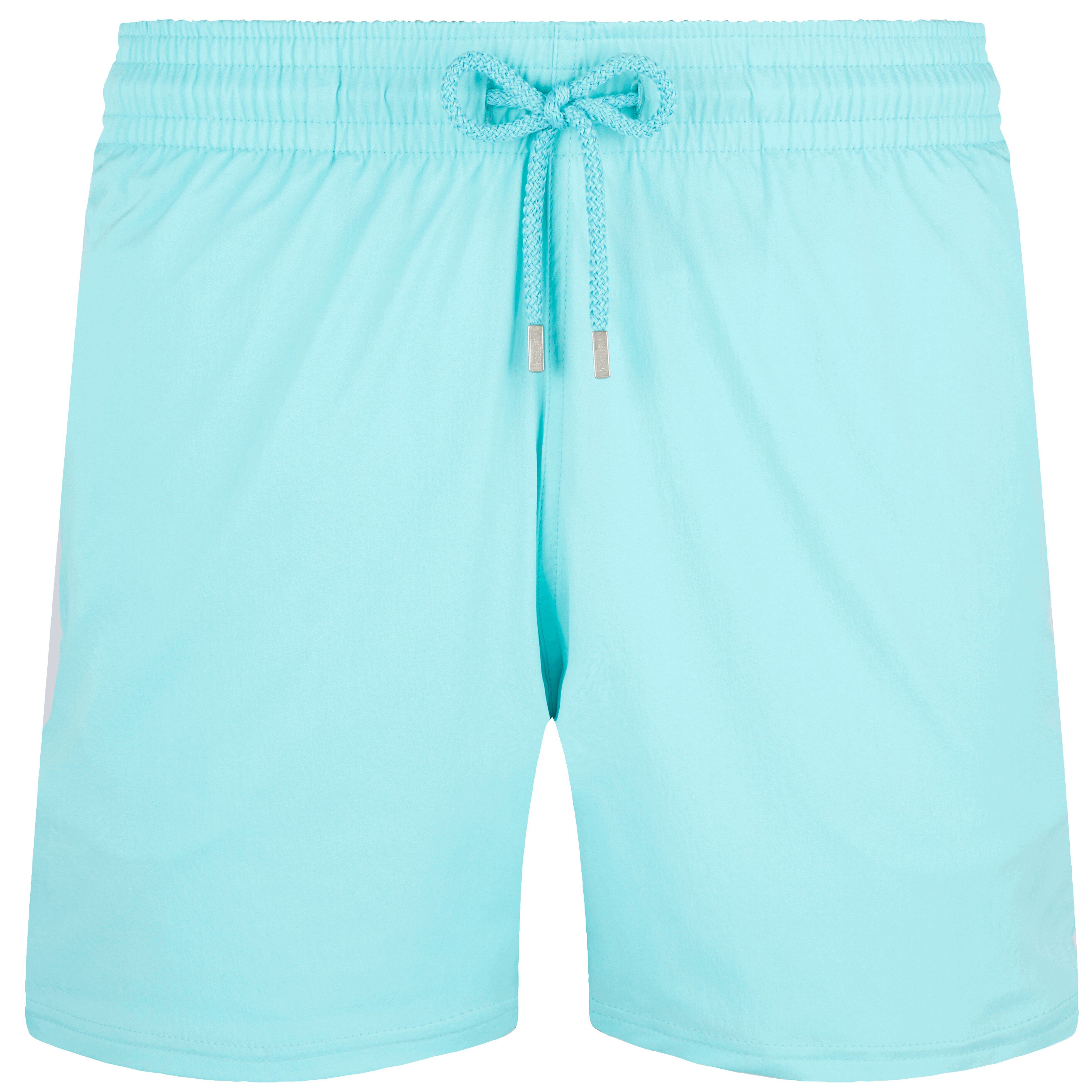 Solid swim trunks 2025