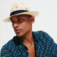 Sombrero de paja para hombre de Vilebrequin X Borsalino Arena vista frontal desgastada