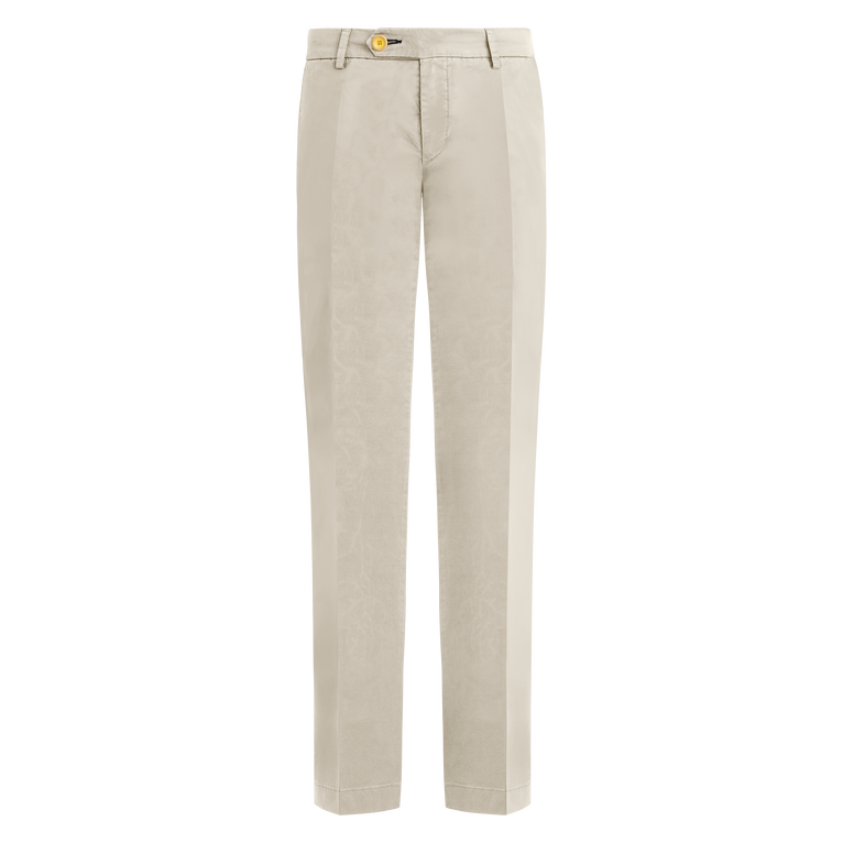 Solid Gabardine-chinohose Aus Baumwolle Für Herren - Taillat - Beige