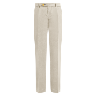 Pantalón chino en gabardina de algodón de color liso para hombre Hemp vista frontal