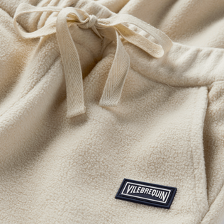 Boys Polar Jogger Pants Solid Off white details view 1