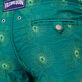 Hypno Shell Badeshorts mit Stickerei für Herren – Limitierte Serie Linde Details Ansicht 1