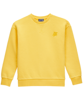 Sudadera de cuello redondo bordada para niño Mimosa vista frontal