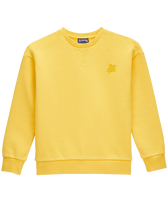 Boys Embroidered Crewneck Sweatshirt Tortue Mimosa front view
