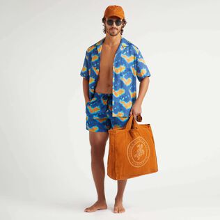 男士 Bathymétrie des Oceans St Barth 亚麻保龄球衫 Palace 细节视图1