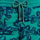 Bañador con estampado de tacto aterciopelado Poulpes para hombre Emerald detalles vista 2