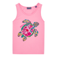 Girls Tanktop Provencal Turtle Candy front view