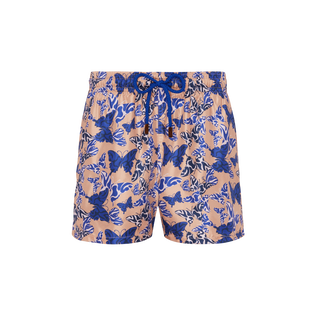Disco Butterfly Bermudashorts aus Seide für Damen Blush Vorderansicht