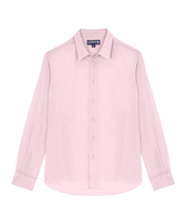 Cotton Voile Lightweight Shirt Solid Peony front view