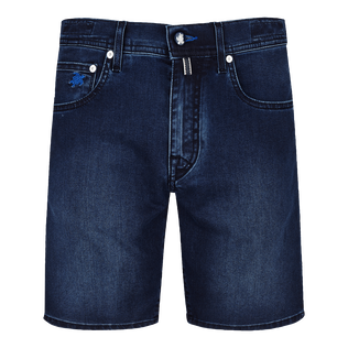 Dark denim bermuda shorts clearance