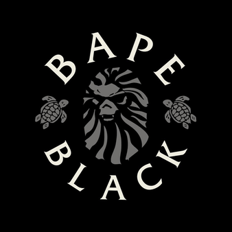 Sweatshirt homme en coton imprimé Turtles - Vilebrequin x BAPE® BLACK, Noir imprimé