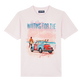 T-shirt en coton homme Waiting for Sun Rose the vue de face