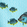 Men Swim Shorts Graphic Fish - Vilebrequin x La Samanna Lazulii blue 