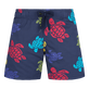 Bañador elástico con estampado Ronde des Tortues para niño Azul marino vista frontal