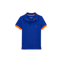 男童纯色有机棉 Polo 衫 Marrakech 正面图