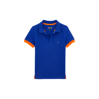 男童纯色有机棉 Polo 衫 Marrakech 正面图