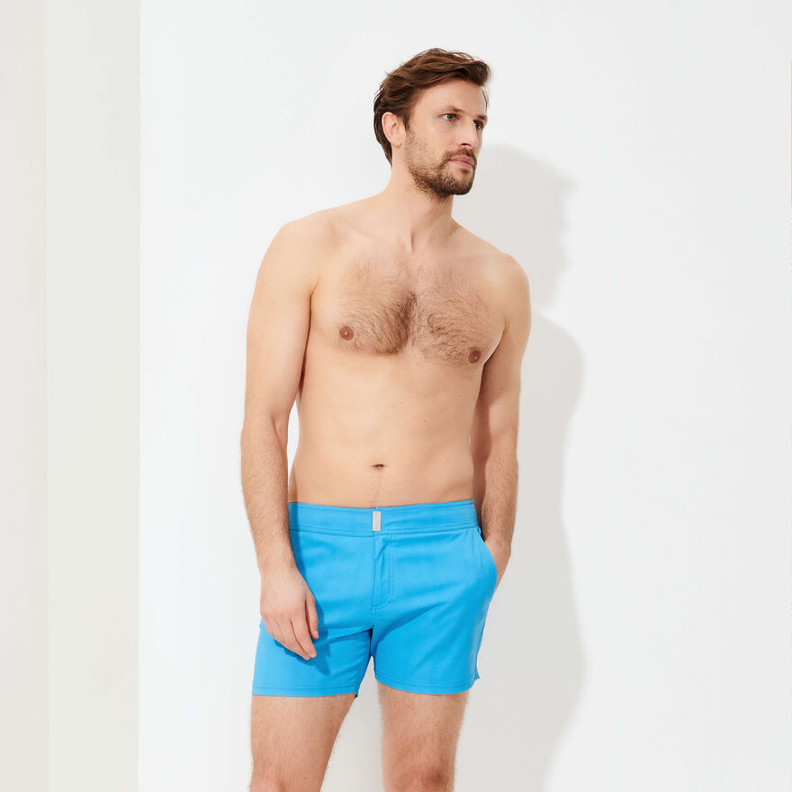 Men Swimwear Short Flat Bell Stretch Coral and Turtles - Limited ...