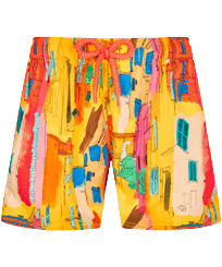 Boys Stretch Swim Shorts Sunny Streets Sun front view