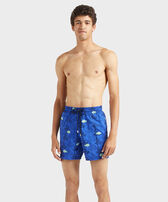 Men Swim Trunks Embroidered Seaweed - Limited Edition Marrakech front worn view