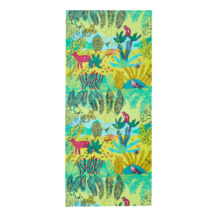 Toalla unisex con estampado Jungle Rousseau Jengibre vista frontal
