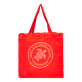 Tote bag en lin imprimé Tortue Coquelicot vue de face