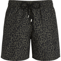 Bañador con estampado Small Camo para hombre de Vilebrequin x Palm Angels Bronce vista frontal